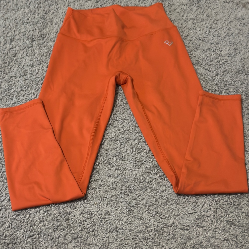 Orange High-Waisted Leggings